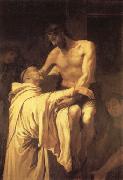 Christ Embracing St.Bernard RIBALTA, Francisco